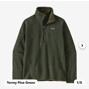 NWOT Green Women’s Patagonia Fleece Pullover